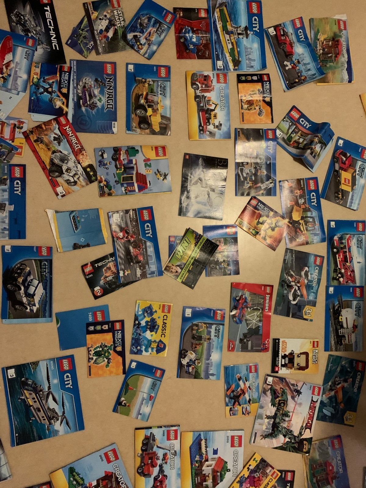 Grote collectie LEGO sets en losse stenen (ca. 100 sets)