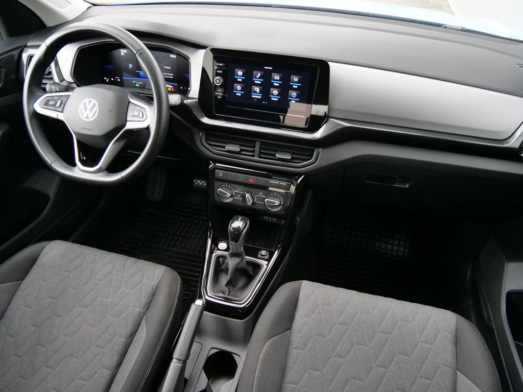 Volkswagen T-Cross 1.0 TSI Life Edition 116 Pk Automaat Appl, Auto's, Volkswagen, Blauw, 116 pk, Bedrijf, 650 kg