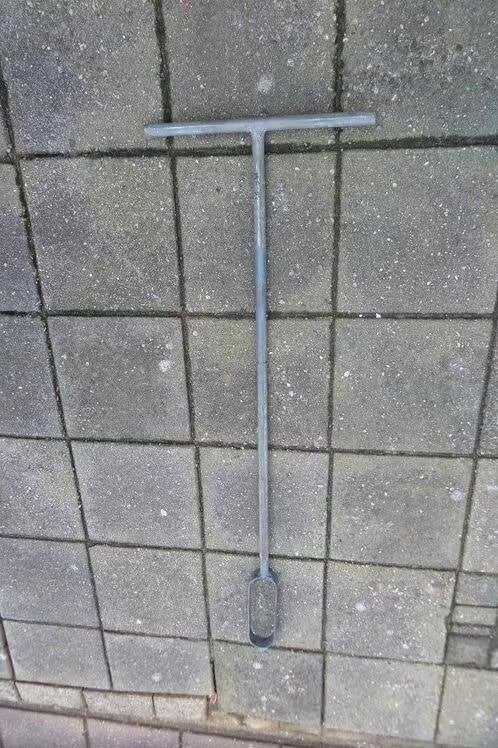 Grondboor - 125cm lengte - Boordiameter 8cm, Ophalen, Zo goed als nieuw, Grondboor