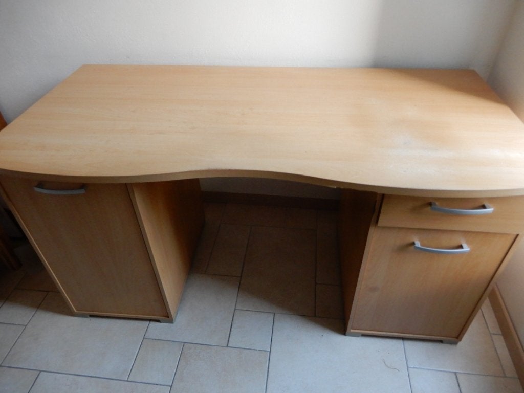 Bureau hout, Ophalen, Gebruikt, Hout