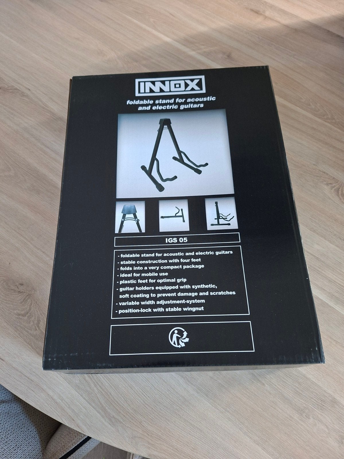 Innox IGS 05 opvouwbare gitaarstandaard, Ophalen of Verzenden, Nieuw, Overige typen
