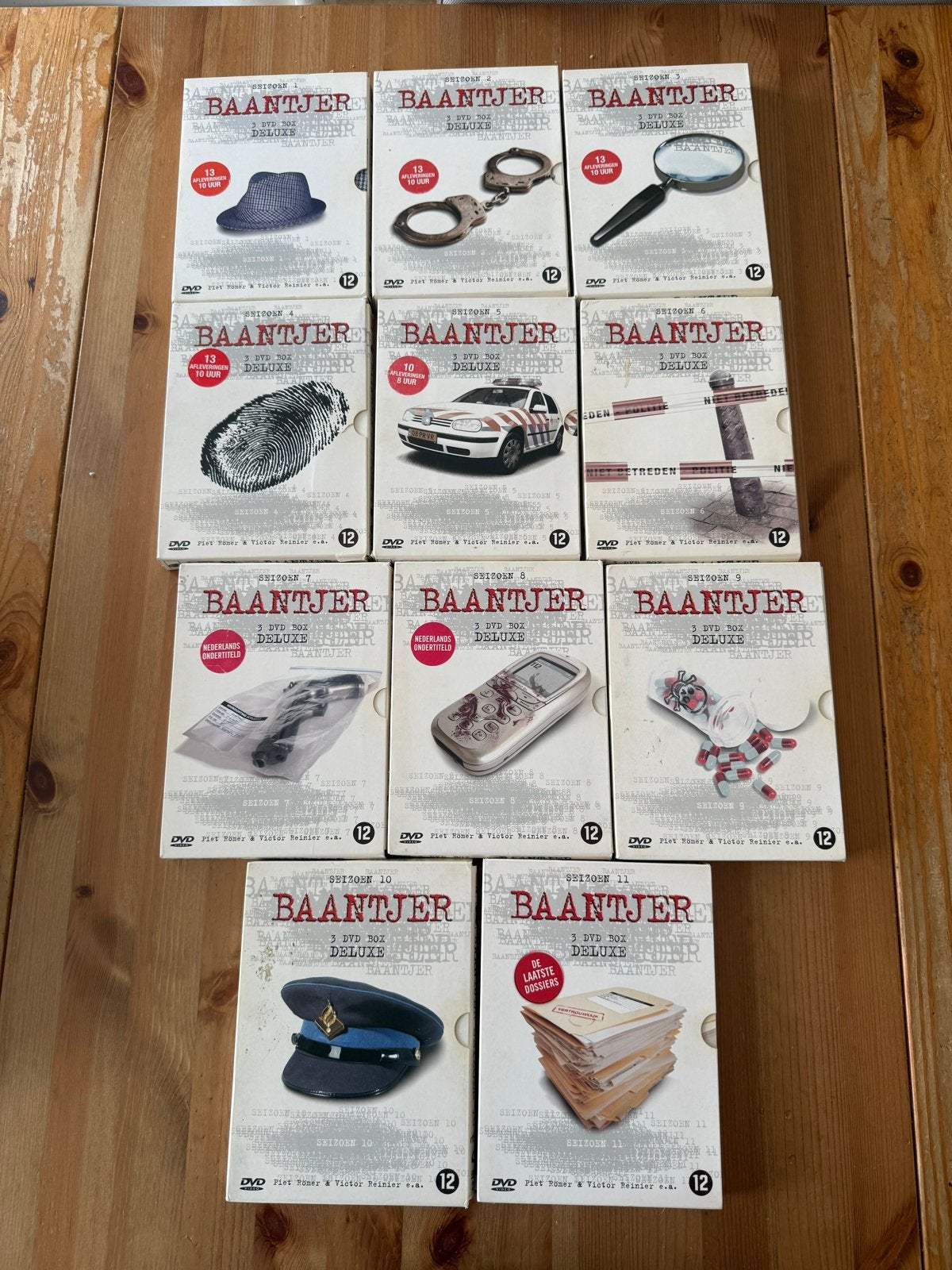 Baantjer Complete Serie DVD Boxen Seizoen 1 t/m 11, Ophalen, Nederlands, Nederlands, Zo goed als nieuw