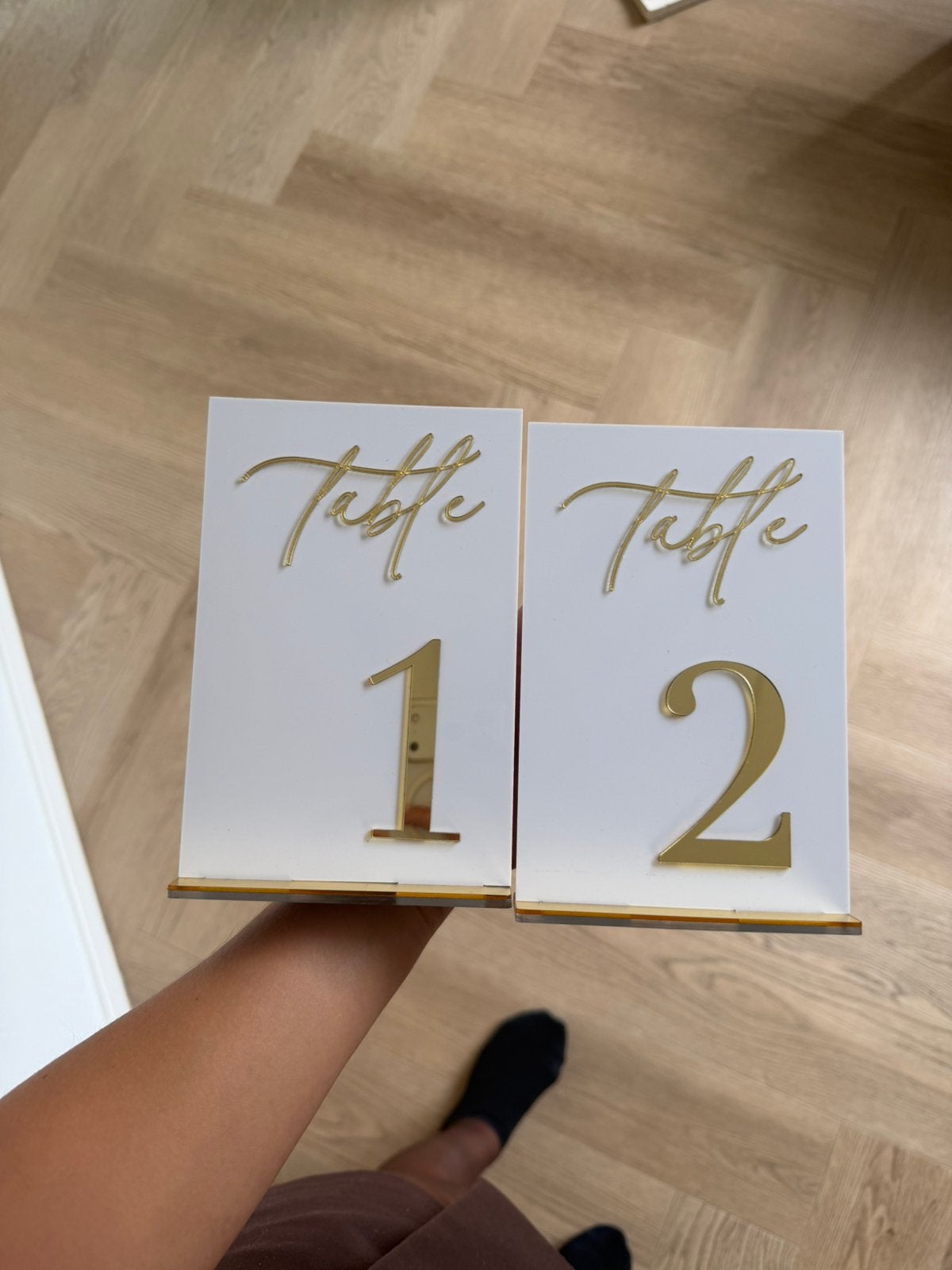 Tafelnummers, Ophalen of Verzenden, Zo goed als nieuw