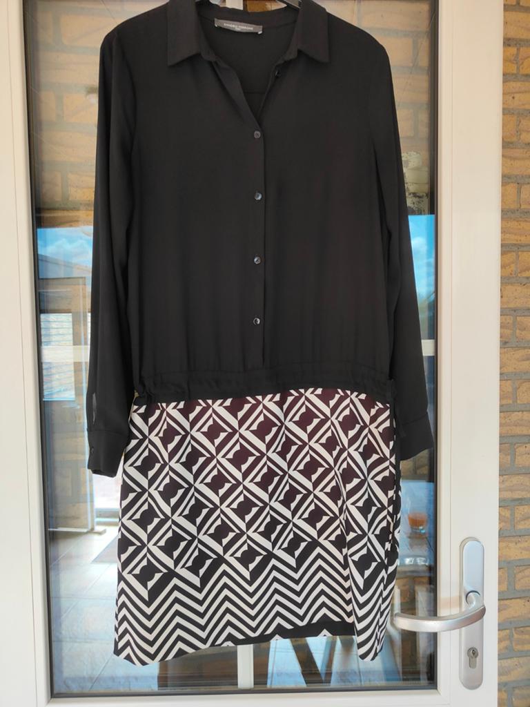 Prachtige jurk van Sandro Ferrone it.44 Ned.mt.m, Kleding | Dames, Ophalen of Verzenden, Zo goed als nieuw, Maat 38/40 (M), Boven de knie