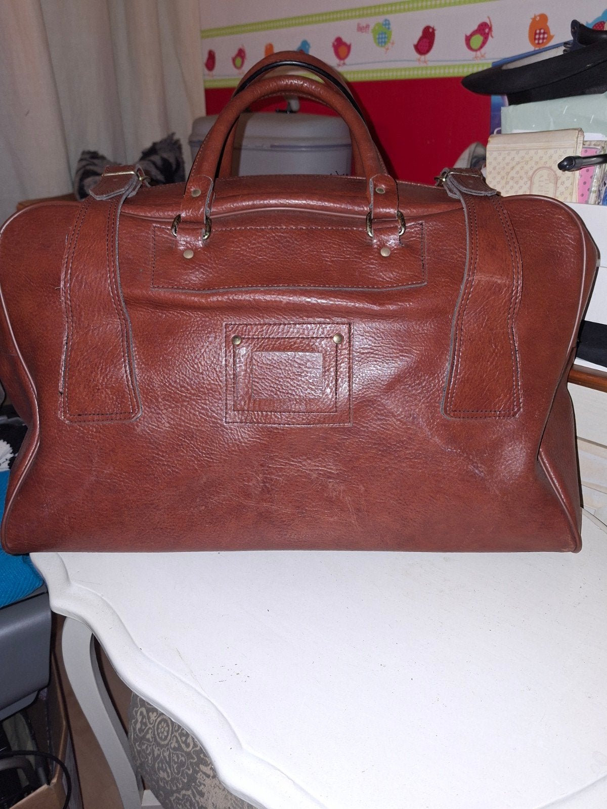 Vintage  Reistas - Bruin nieuw, 40 tot 60 cm, 20 tot 30 cm, Bruin, Nieuw