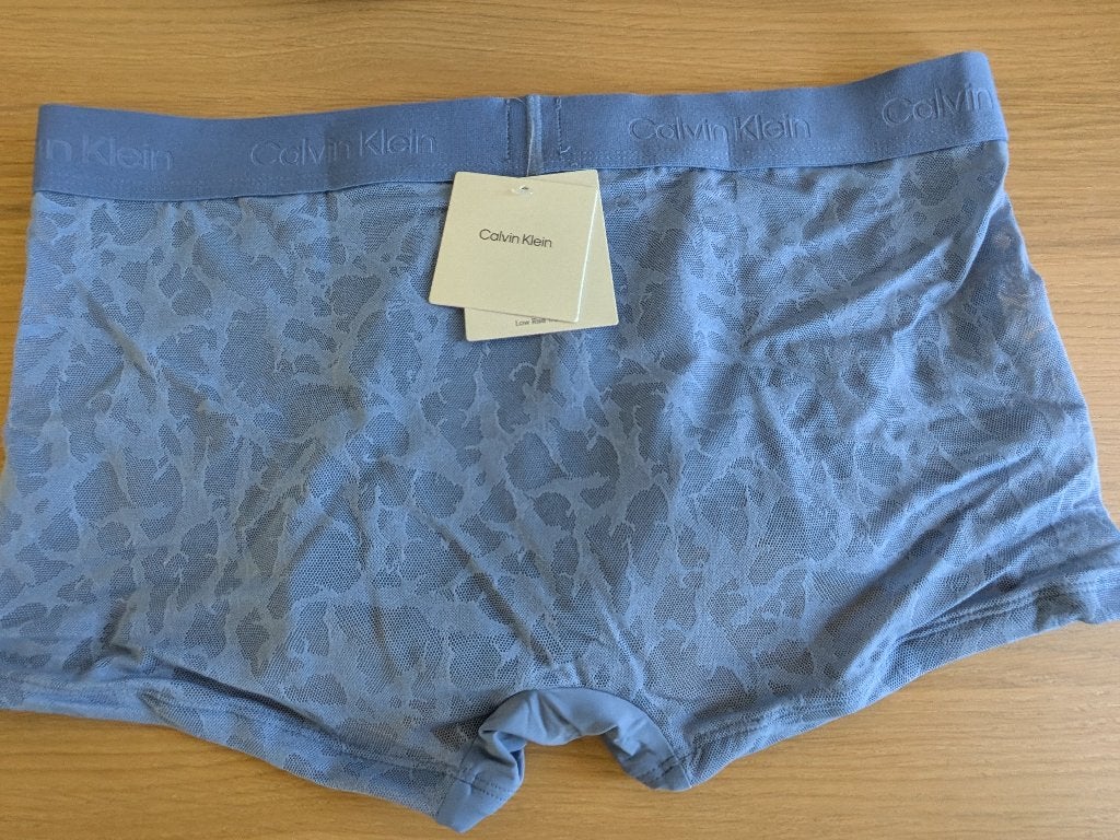 Calvin Klein boxershort kant, Kleding | Heren, Verzenden, Blauw, Calvin Klein, Boxer