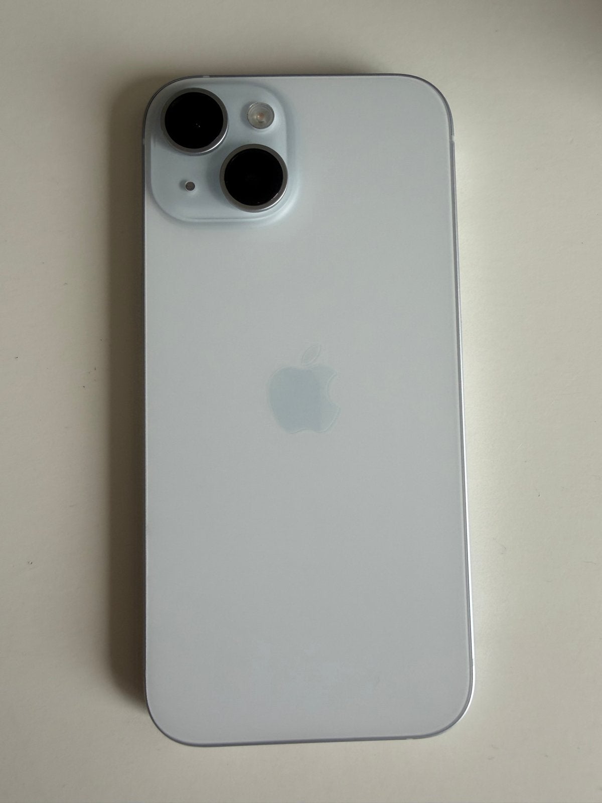 Zo goed als nieuwe iPhone 15 babyblauw, Telecommunicatie, Mobiele telefoons | Apple iPhone, Ophalen, 128 GB, IPhone 15, Blauw