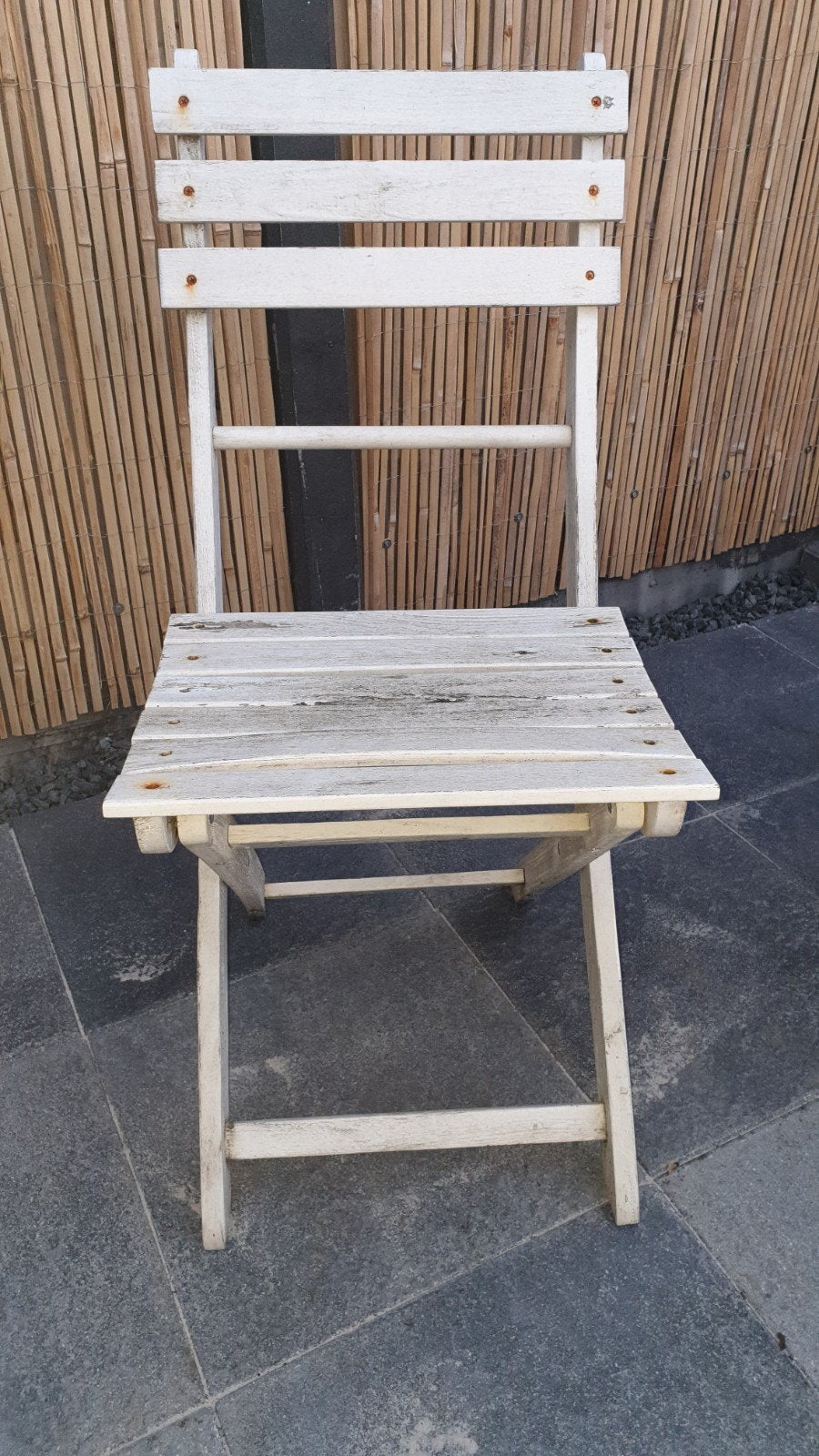 Leuk Bistrostoeltje, Tuin en Terras, Ophalen, Hout