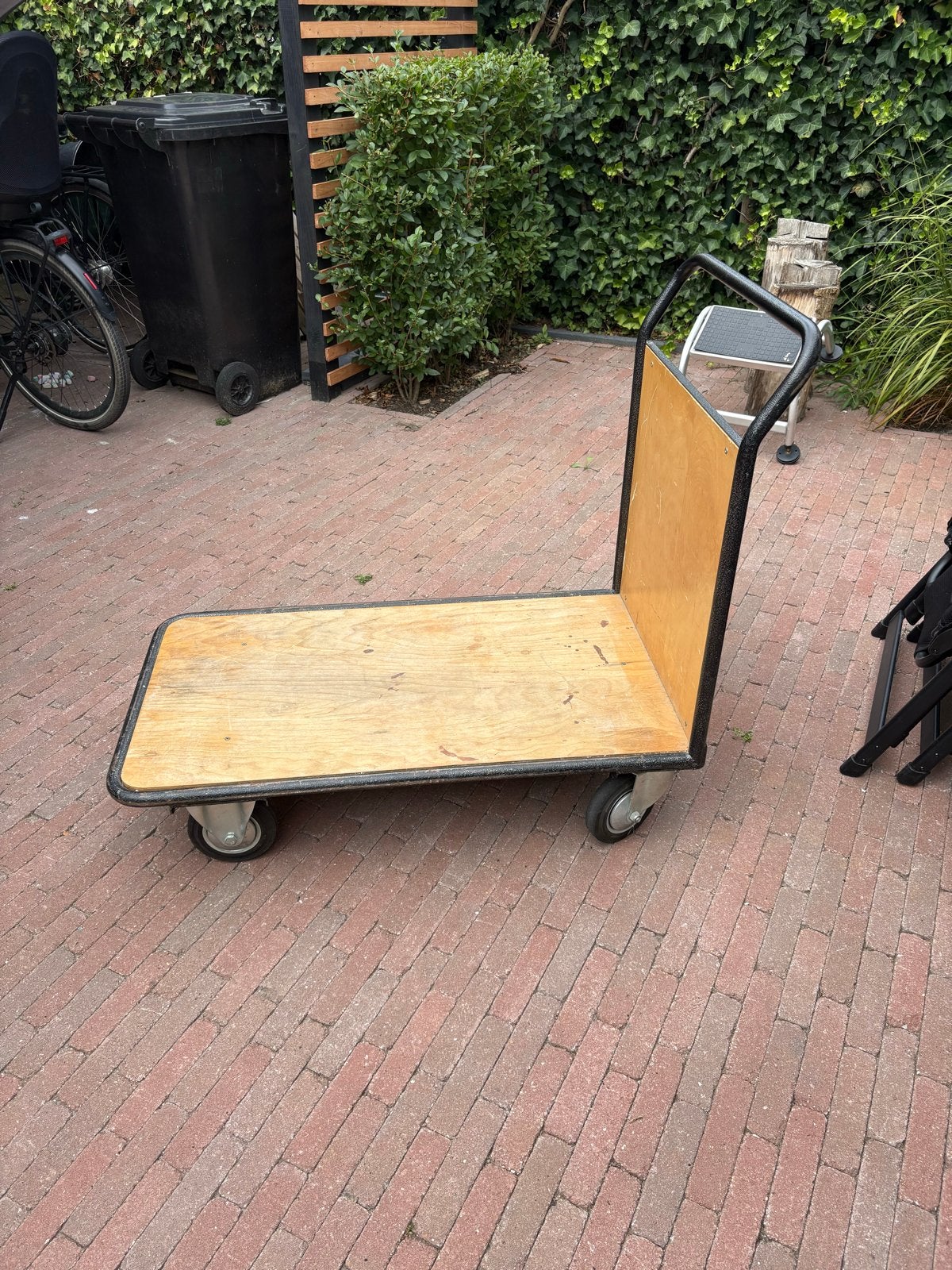 transportkar of magazijnwagen, 100 liter of meer, Ophalen of Verzenden, Gebruikt, Transportkar