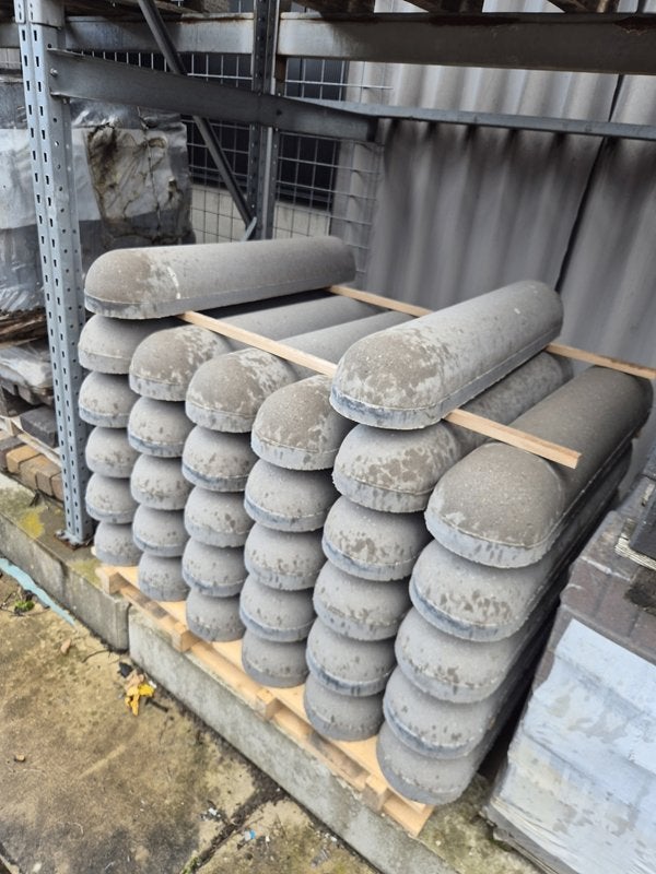stootband 100x20x12 rond grijs, 100 tot 200 cm, Nieuw, Ophalen of Verzenden, Minder dan 25 cm