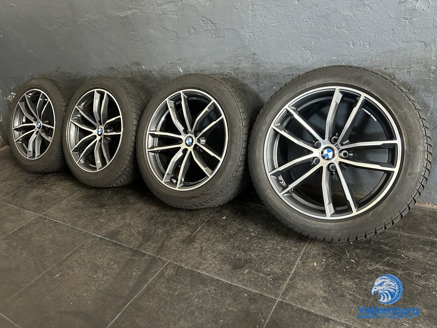7-8mm! Originele BMW 5 serie G30 G31 Style 662M 18 inch antr