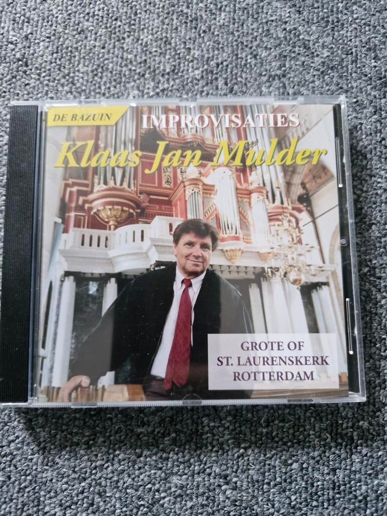 Klaas Jan Mulder - Improvisaties Grote of St. Laurenskerk, Cd's en Dvd's, Ophalen of Verzenden, Modernisme tot heden, Zo goed als nieuw