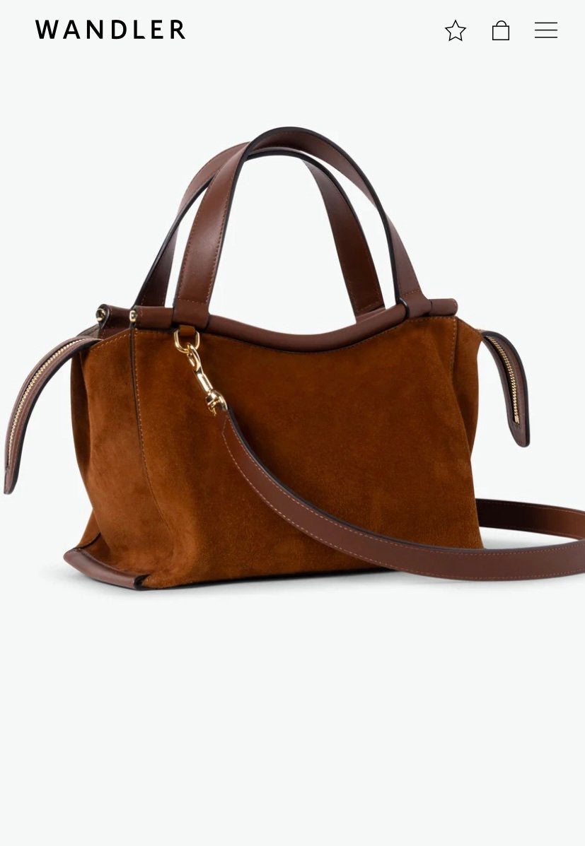 Wandler Ida tas, Sieraden, Tassen en Uiterlijk, Tassen | Reistassen en Weekendtassen, 40 tot 60 cm, 20 tot 30 cm, Bruin, Minder dan 35 cm