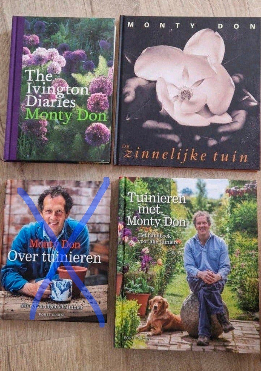 3 gebonden boeken van Monty Don - Tuinieren met Monty Don, Monty Don, Ophalen of Verzenden, Zo goed als nieuw, Tuinieren en Tuinplanten