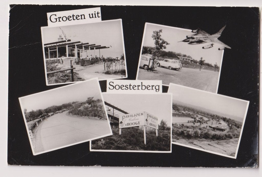 092 Soesterberg 1961 Vliegtuig Groeten uit Soesterberg B75, Verzamelen, Verzenden, 1960 tot 1980, Gelopen, Utrecht