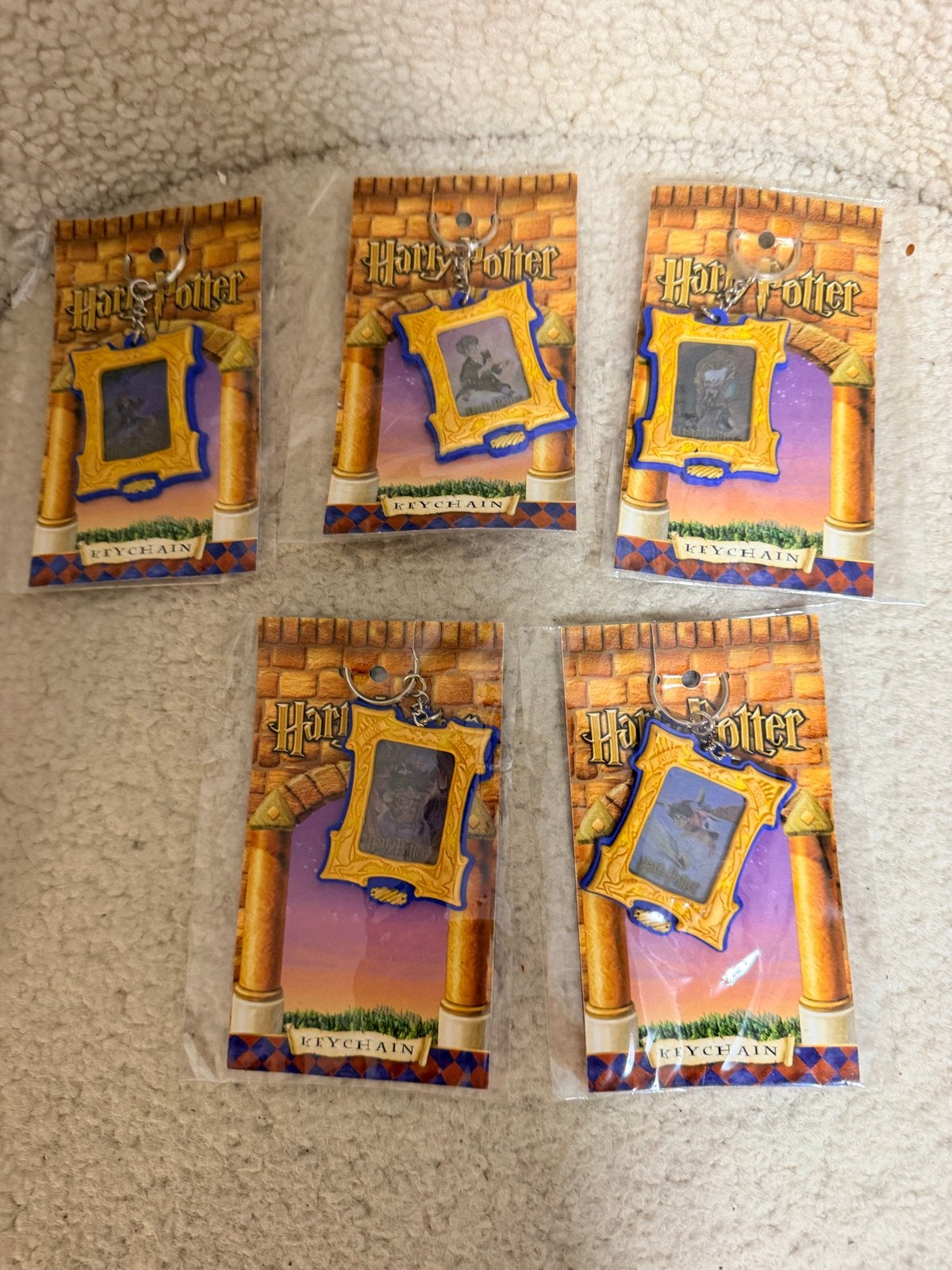 Harry Potter Sleutelhangers - Set van 5, Verzamelen, Ophalen of Verzenden, Nieuw, Gebruiksvoorwerp