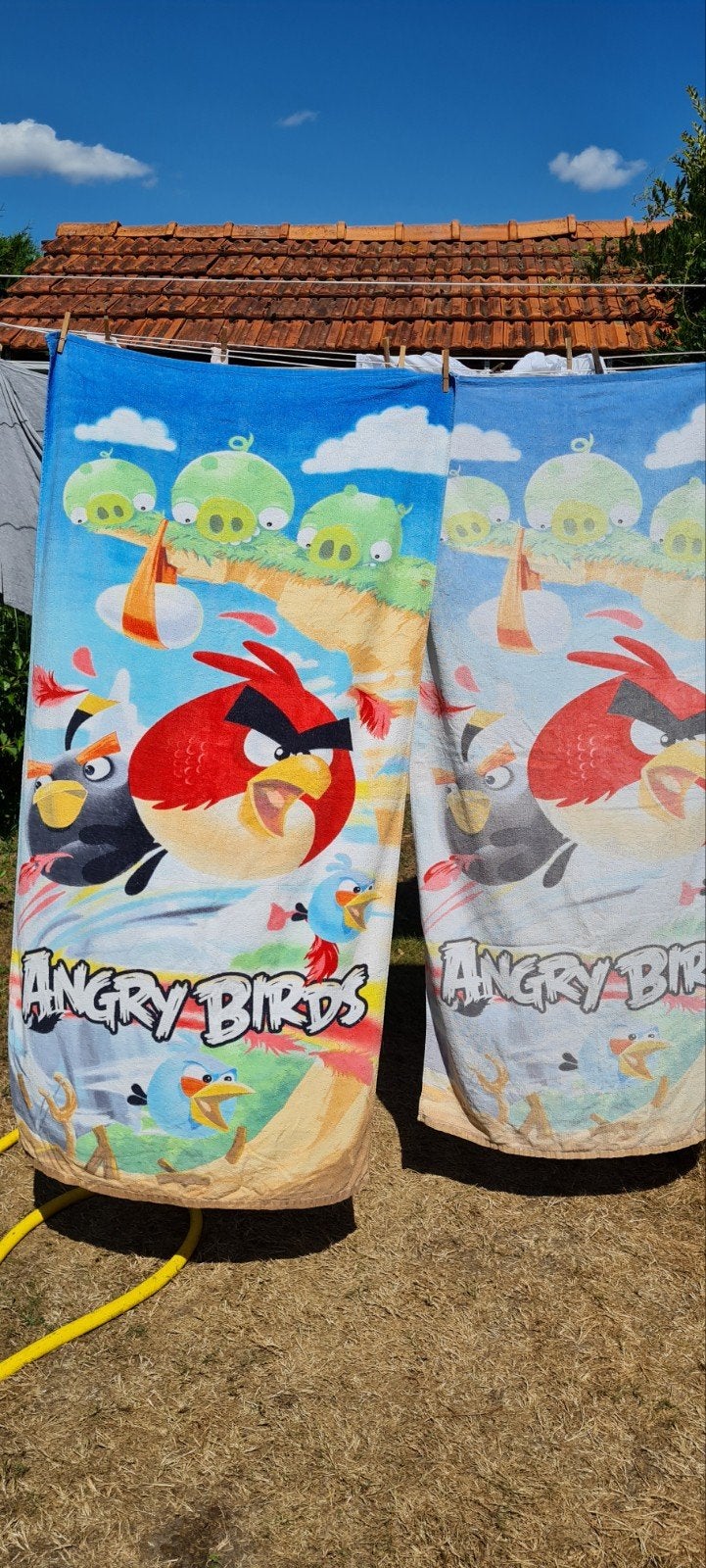 Angry Birds Strandlaken - Perfect voor de zomer!, Ophalen of Verzenden, Gebruikt