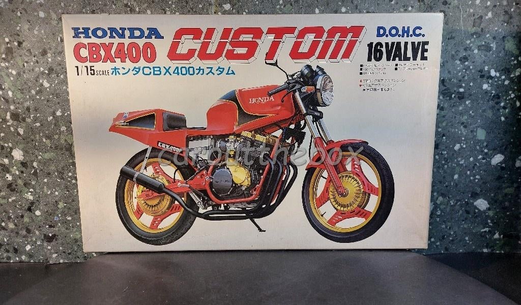 Honda CBX400 Custom 1:15 Fujimi E039, Hobby en Vrije tijd, Modelbouw | Auto's en Voertuigen, Zo goed als nieuw, Overige typen