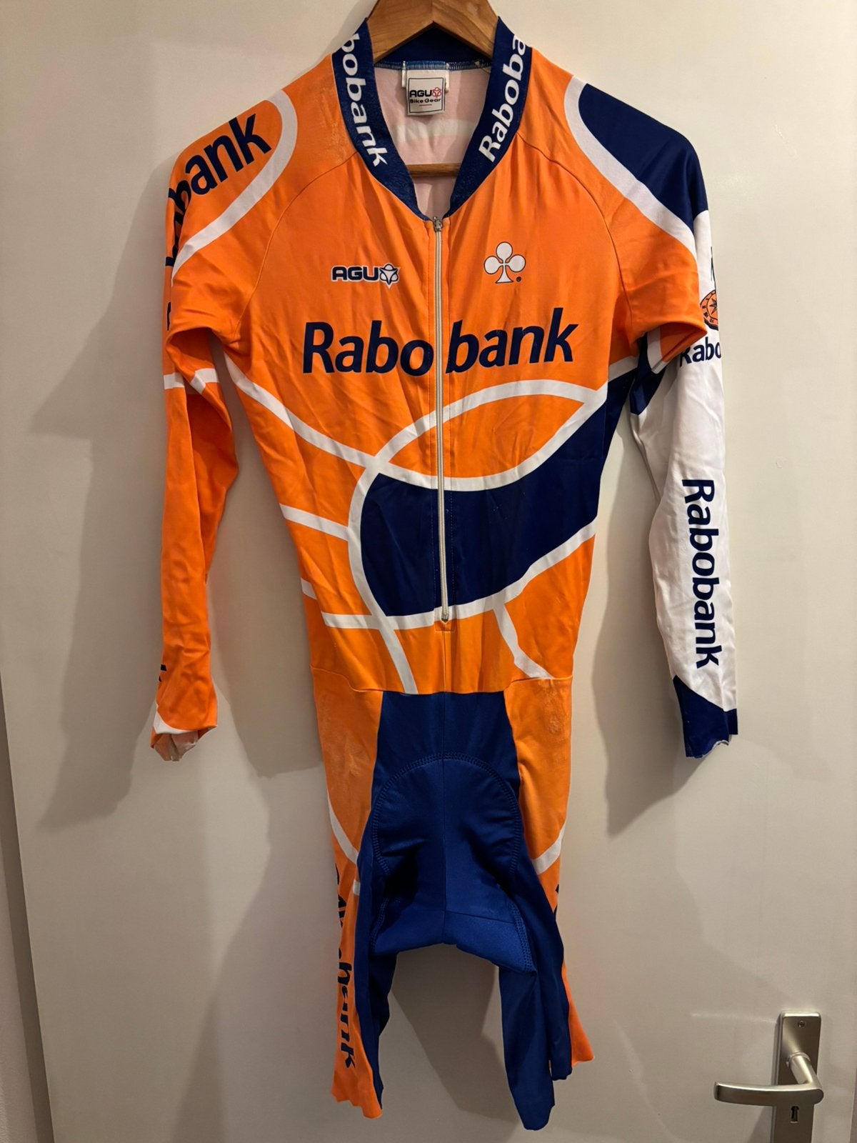 fietspak/snelpak van de Rabobank te koop. Maat 2, Ophalen of Verzenden, Gebruikt, M, Bovenkleding