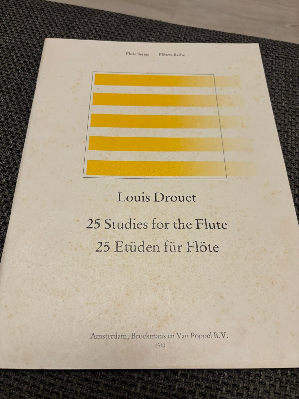 Louis Drouet - 25 Etudes voor Fluit (Flute Series), Gebruikt, Klassiek, Les of Cursus, Dwarsfluit of Piccolo