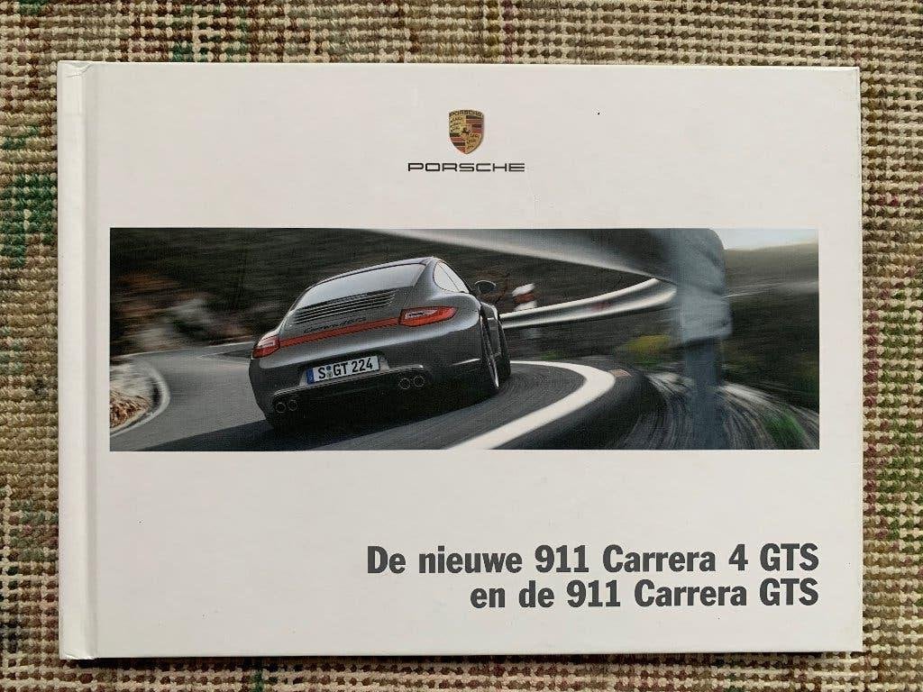 Brochure Porsche 911 Carrera GTS model 997 2011 Nederlands, Boeken, Porsche, Nieuw, Ophalen of Verzenden, Porsche