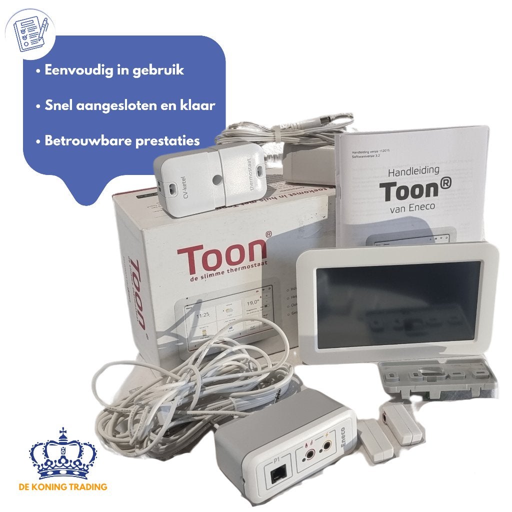 Eneco Toon Compleet Set | Thermostaat | Toon Thermostaat, Verzenden, Eneco, Zo goed als nieuw, Eneco