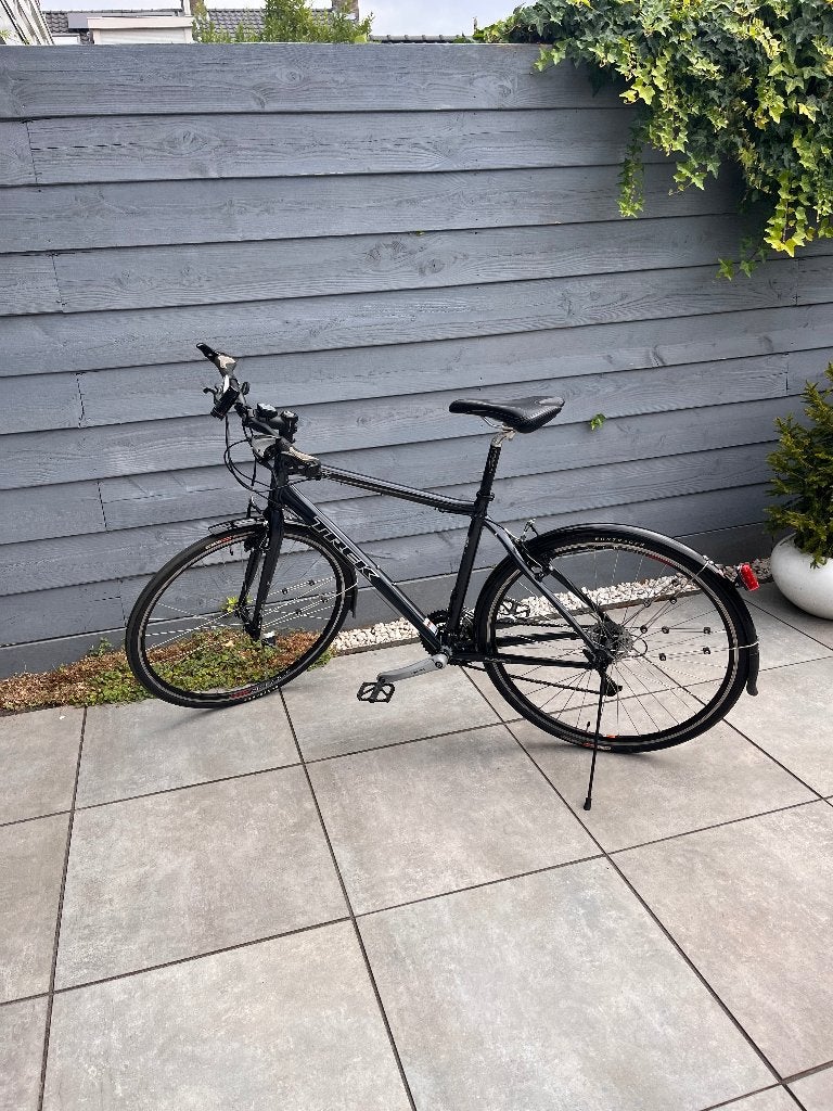 Trek 7.3 FX hybride, Velgrem, 49 tot 53 cm, Zo goed als nieuw, Meer dan 20 versnellingen