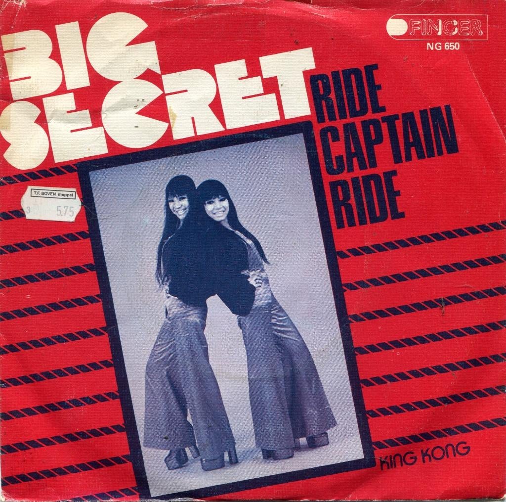 BIG SECRET  -  Ride captain ride, Gebruikt, 7 inch, Single, Ophalen of Verzenden