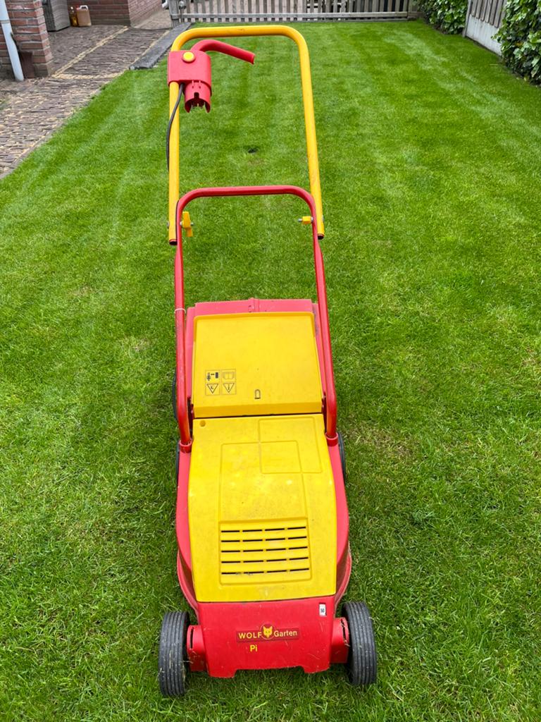 Grasmaaier Wolf, Tuin en Terras, Grasmaaiers, Ophalen, Gebruikt, Elektrische grasmaaier