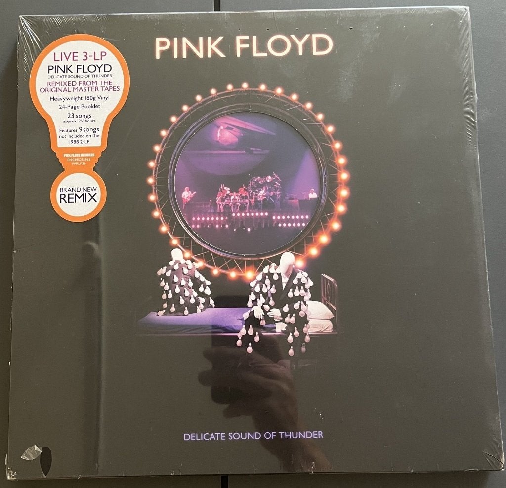 3LP BOX Pink Floyd - Delicate sound of thunder, Boxset, Ophalen of Verzenden, Inclusief boekje, 12 inch