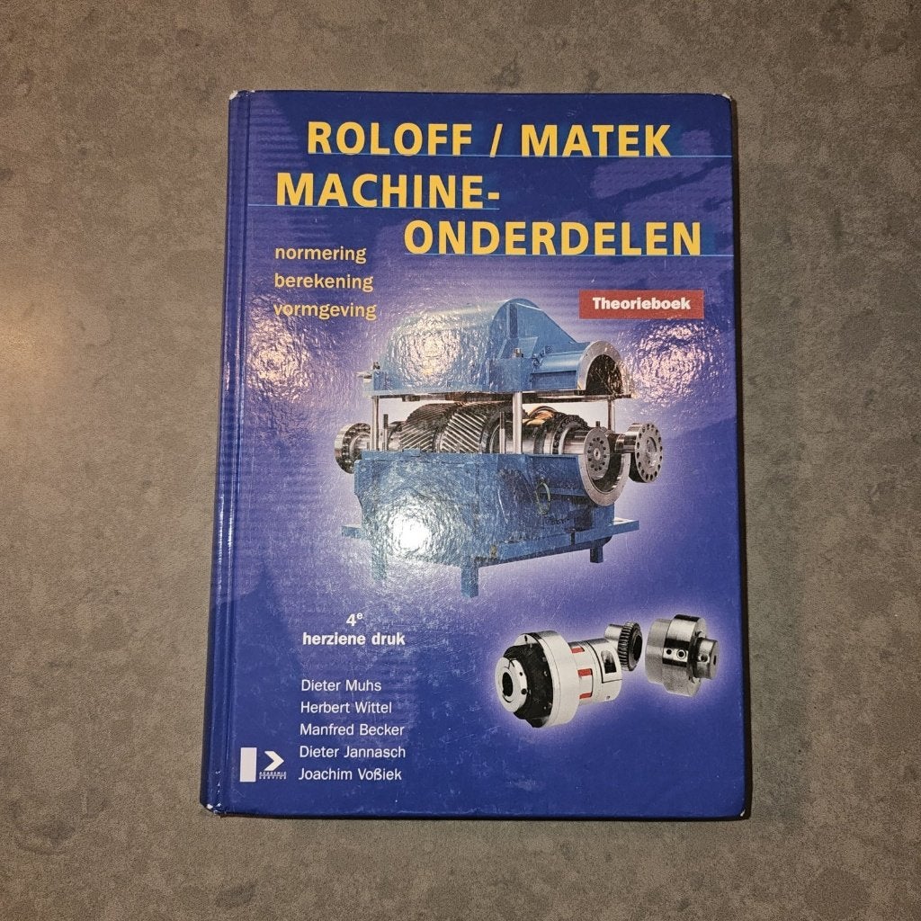 Roloff/Matek Machineonderdelen - Theorieboek + Tabellenboek, Ophalen of Verzenden, Gelezen, Werktuigbouwkunde