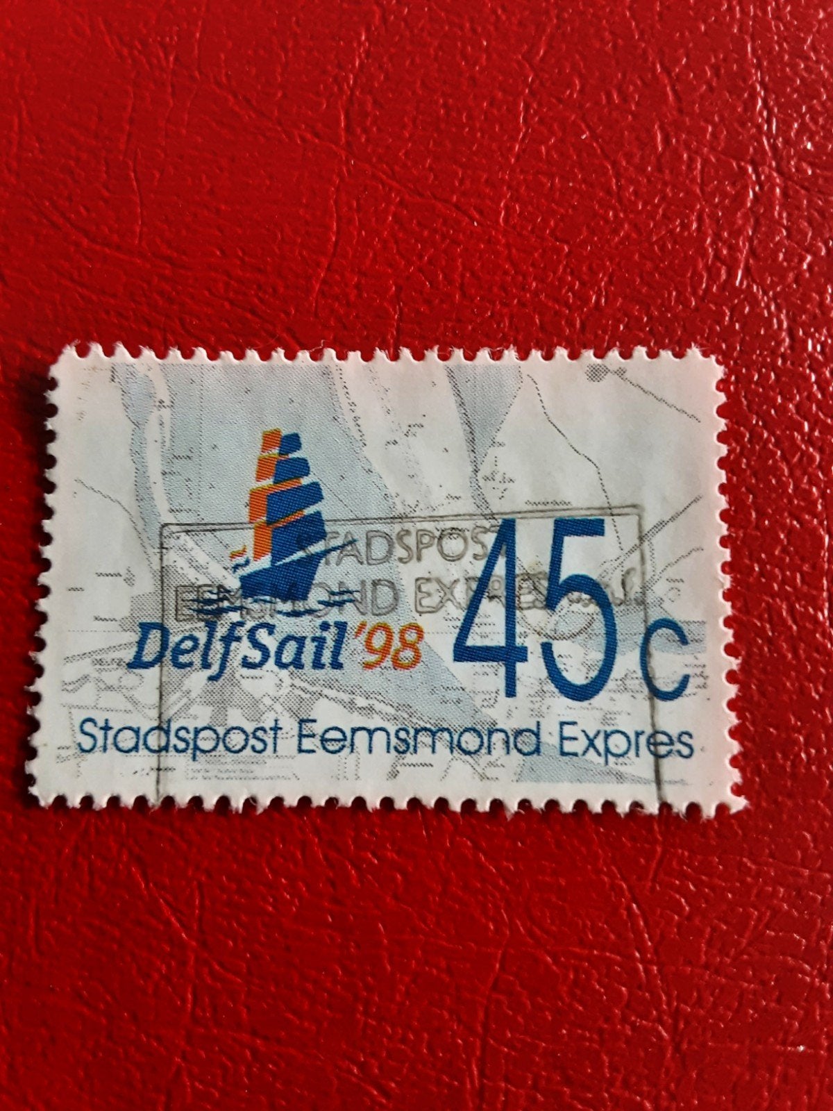 Eemsmond Expres.  Delfsail '98  45ct ( gest), Ophalen of Verzenden