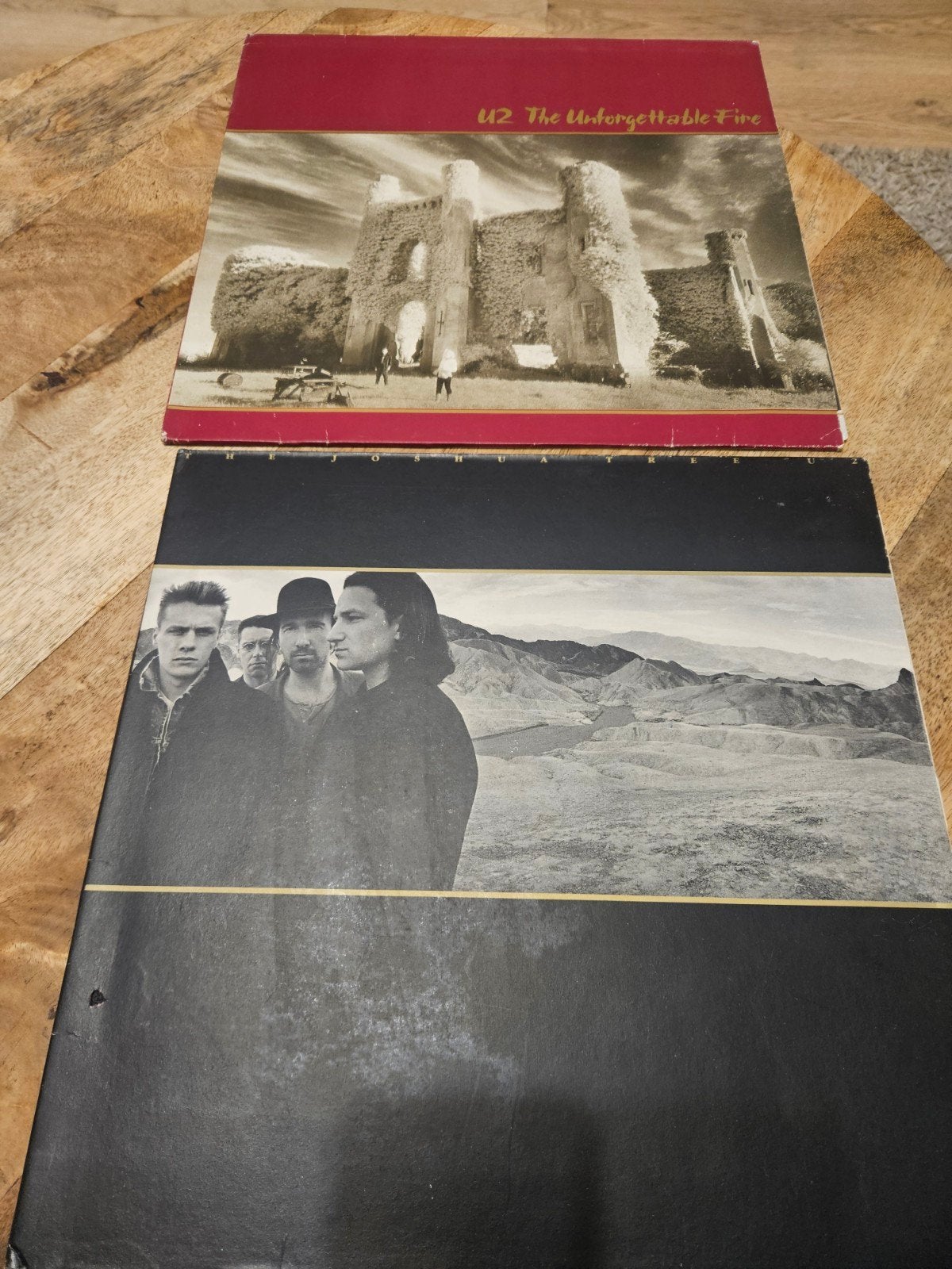 2 Originele U2 Vinyl LP’s – The Joshua Tree & The Unforgetta, Verzenden