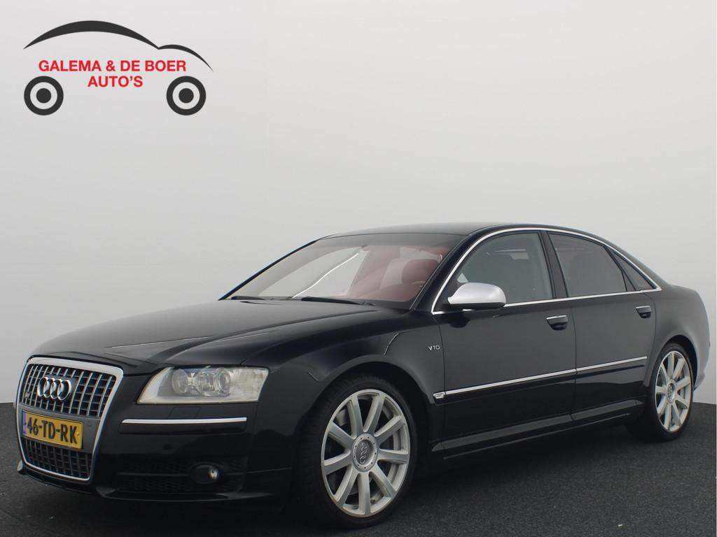 Audi S8 5.2 S8 Pro Line NL-AUTO / BANG&OLUFSEN / LUCHTVERING, Auto's, Audi, Automaat, Gebruikt, Zwart, 5204 cc