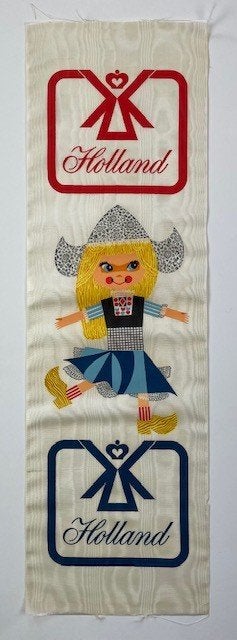 oude reklame vaantje HOLLAND voor kaas jaren 1950-1960, Ophalen of Verzenden, Gebruikt, Reclamebord