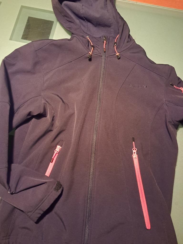 Icepeak softshell jas maat 48, Icepeak, Maat 48/50 (M), Zwart, Ophalen of Verzenden