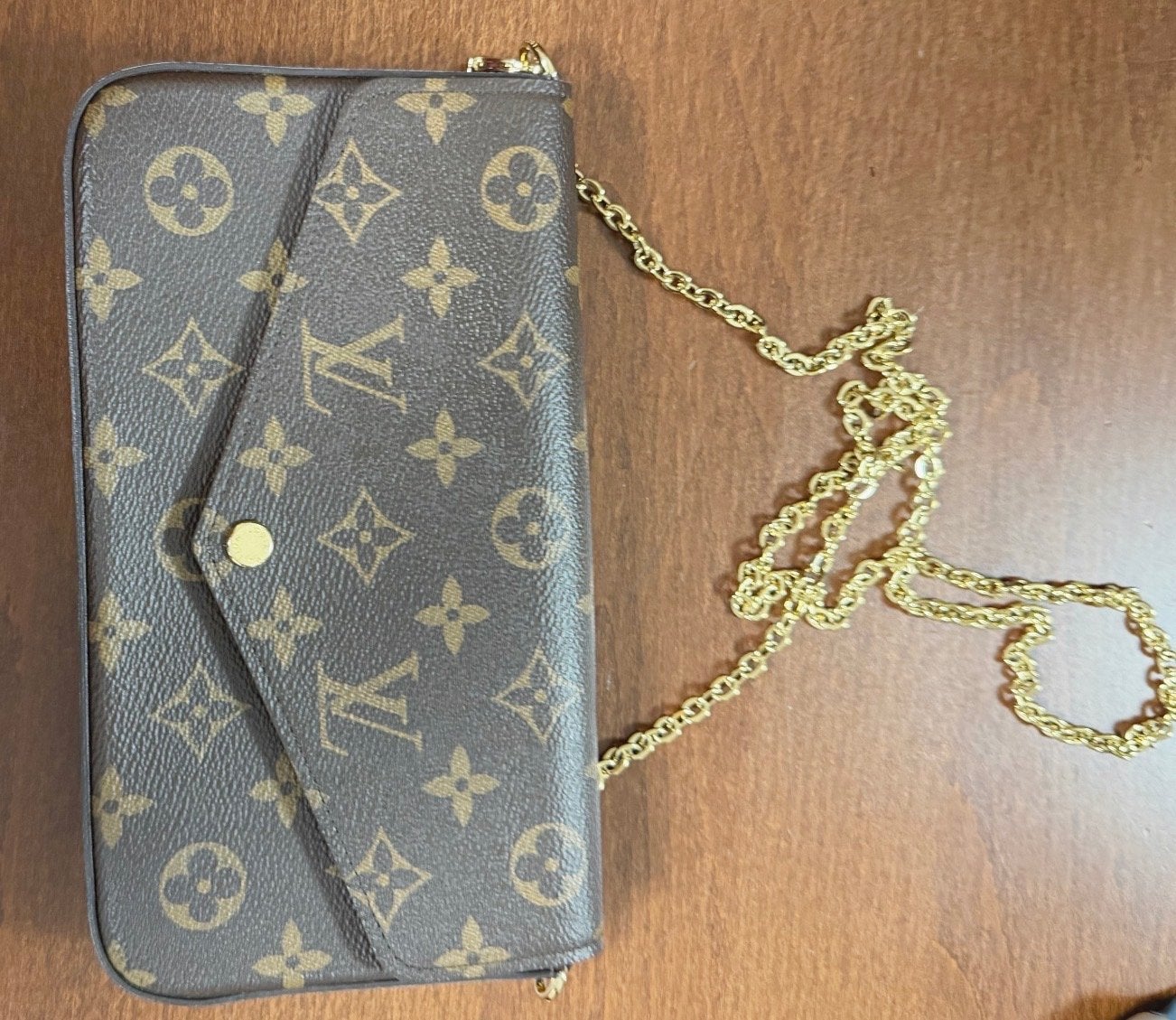 Louis Vuitton Pochette Félicie Monogram, Sieraden, Tassen en Uiterlijk, Tassen | Damestassen, Ophalen of Verzenden, Zo goed als nieuw