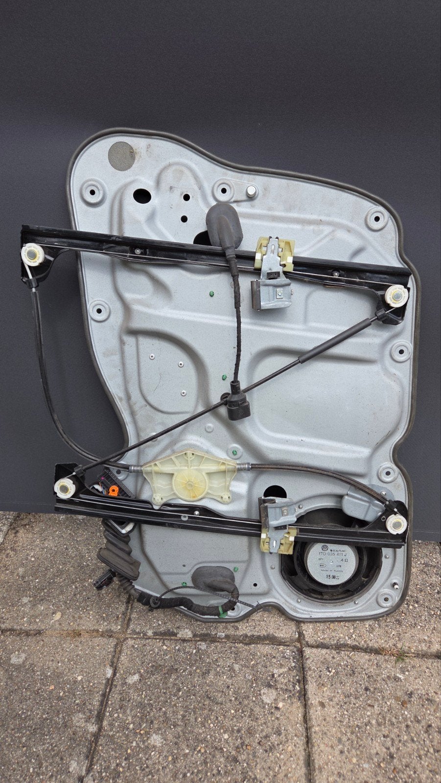 raam mechanisme links met motor vw caddy 2004-2010, Ophalen, Gebruikt, Volkswagen
