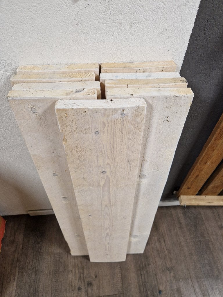 Steigerhouten planken, Ophalen, Gebruikt, 25 tot 50 mm, Plank