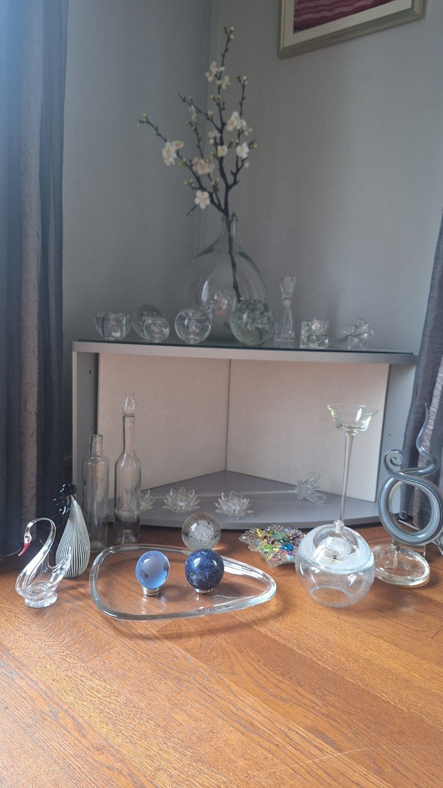 Diverse glasstukken voor decoratie - alles in één koop, Ophalen, Gebruikt, Meerkleurig, Overige stijlen