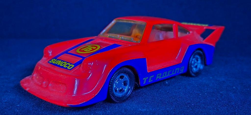 Rode Porsche Turbo 'TC Racing.  MATCHBOX, Ophalen of Verzenden, Gebruikt, Auto, Overige merken