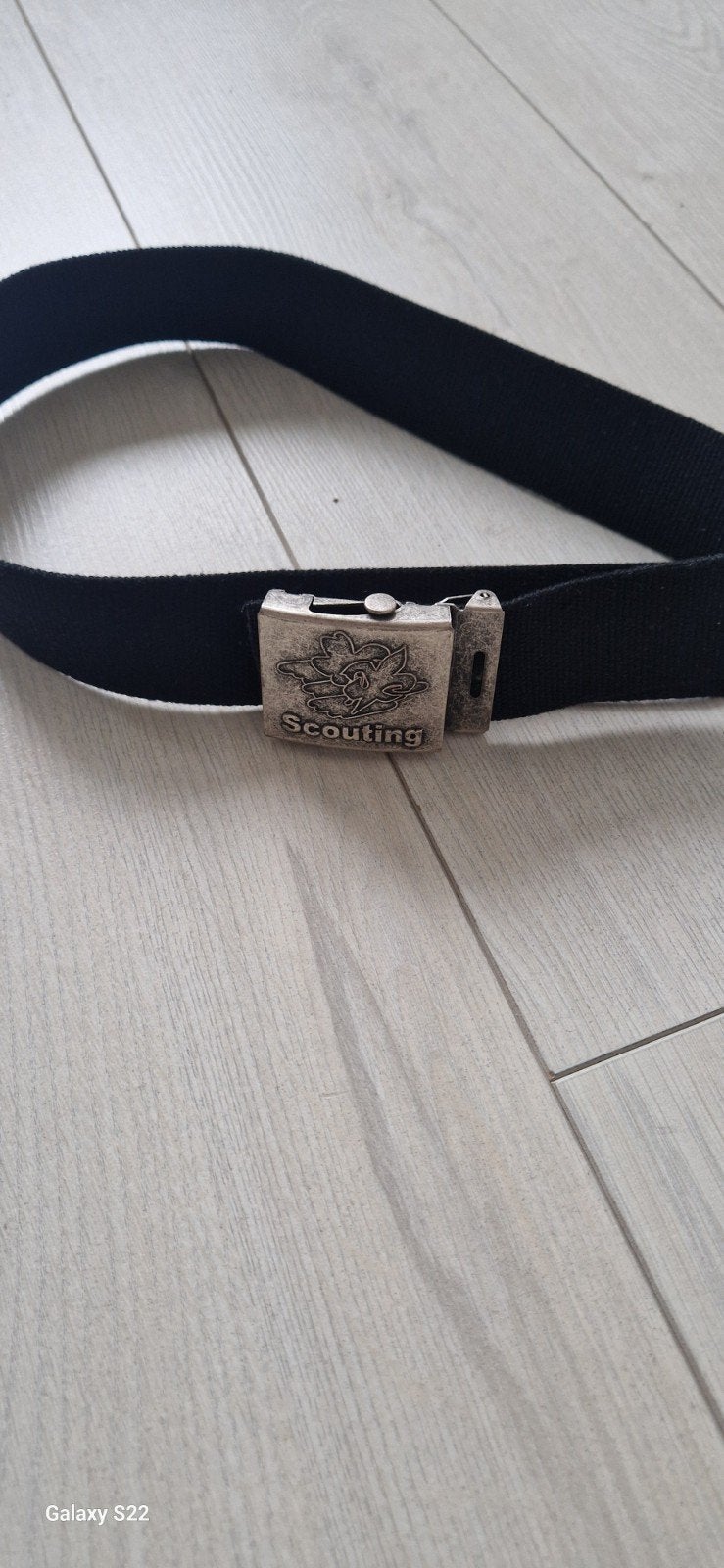 Officiële Scouting kinderriem met gesp, Verzamelen, Ophalen of Verzenden, Zo goed als nieuw, Kleding