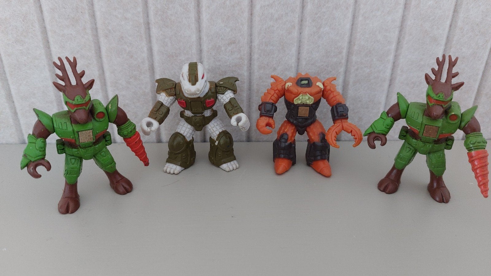 Vintage Battle Beasts figuren set - 4 stuks, Ophalen of Verzenden, Gebruikt