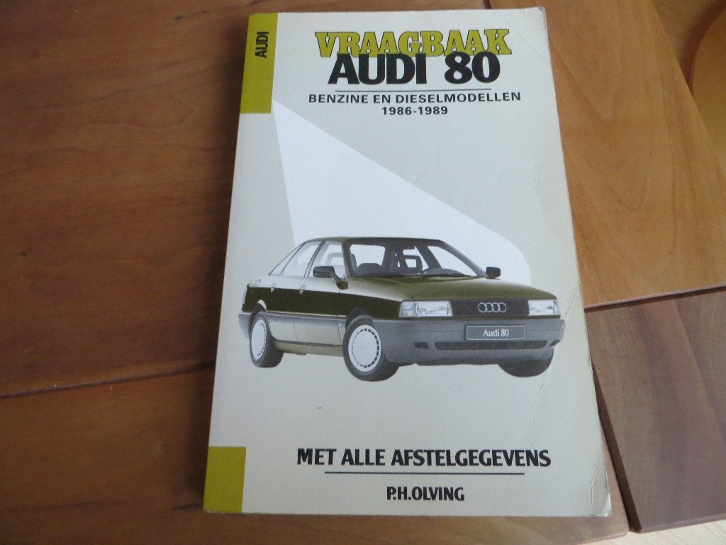Vraagbaak Audi 80 benzine, Audi 80 diesel 1986-1989, mooi!, Ophalen of Verzenden