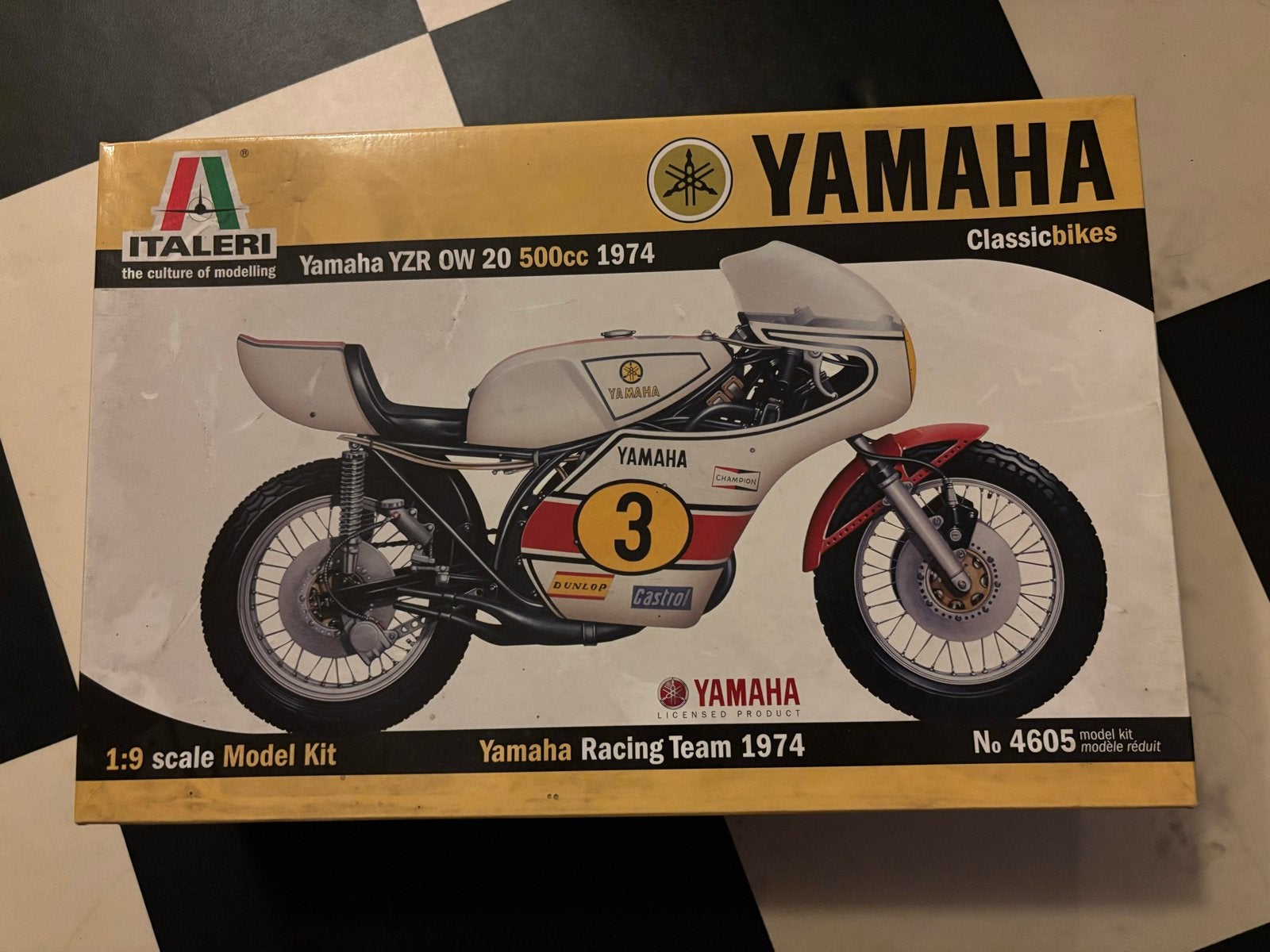 Protar Italeri Yamaha YZR OW 20 500cc 1/9 Modelbouwkit Nieuw, Italeri, Nieuw, Ophalen of Verzenden, Groter dan 1:32
