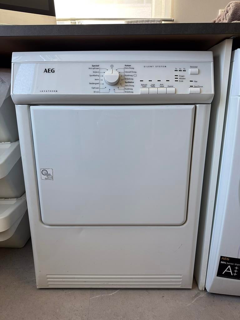 AEG droger – werkt goed, recent onderhoud gehad – €150, Ophalen, 6 tot 8 kg, Gebruikt, Voorlader