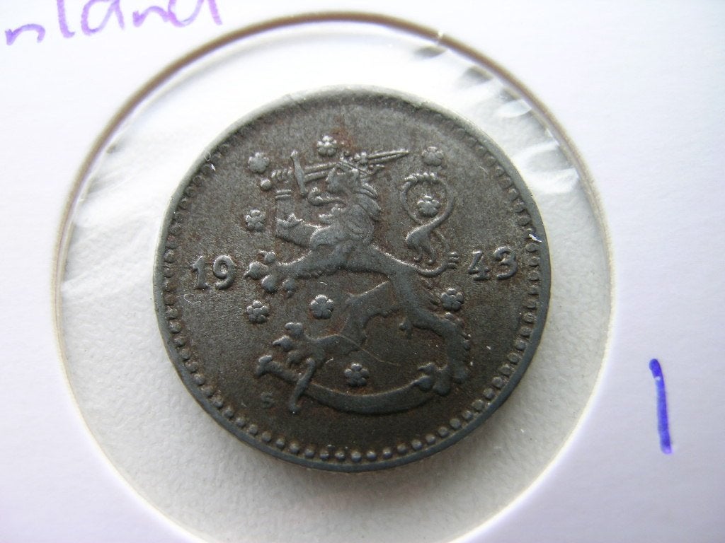 Markka 1943 Finland, Ophalen of Verzenden, Overige landen, Losse munt