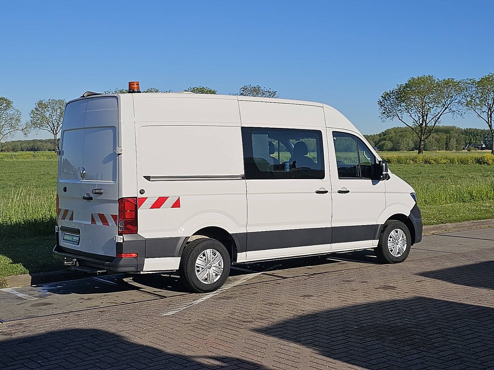 VOLKSWAGEN CRAFTER 2.0 l3h3 navi euro6 ac!, Stoelverwarming, Gebruikt, Euro 6, Wit