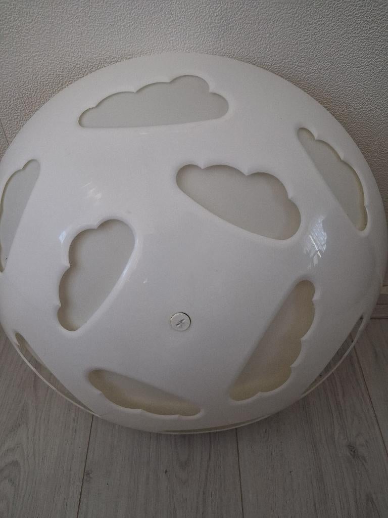 Lamp wolk, Ophalen, Zo goed als nieuw, Kunststof, Wolken