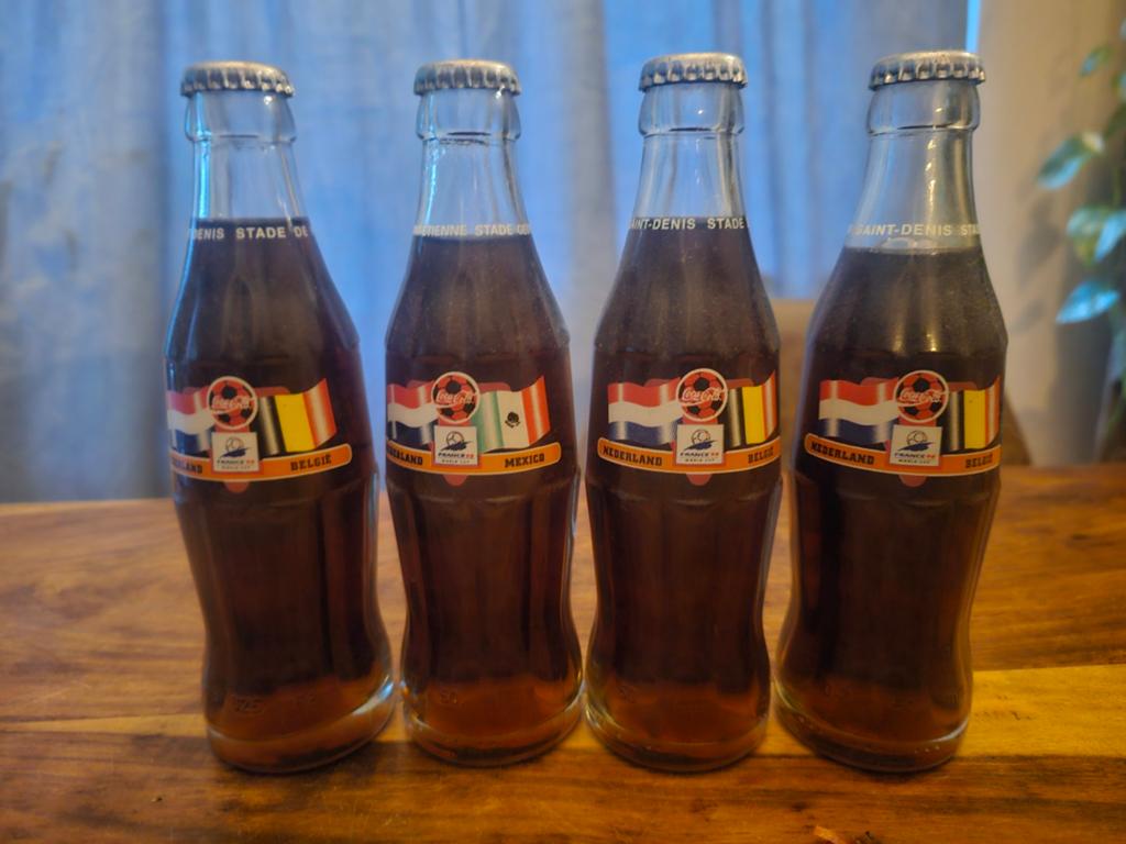 Coca Cola flesjes WK 1998, Verzamelen, Merken en Reclamevoorwerpen, Ophalen of Verzenden, Overige typen